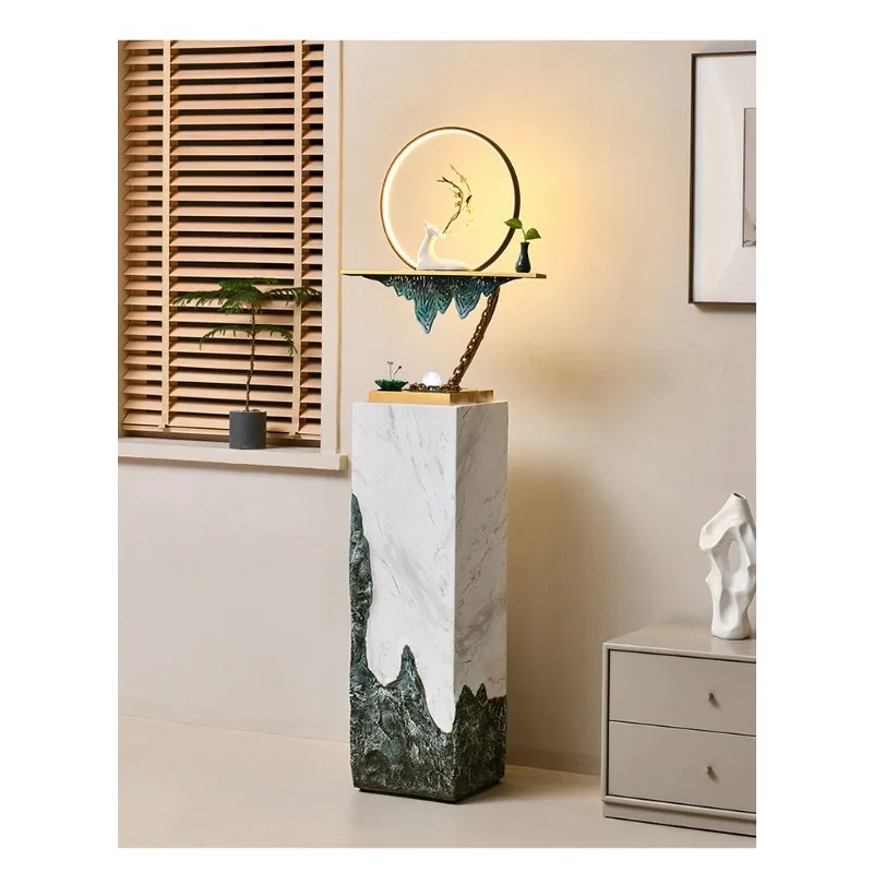 Automatic circulating water ornament living room porch landscaping wine cabinet TV cabinet
