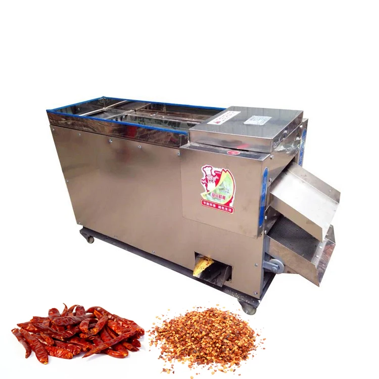 Commercial Red Chili Cutter Pepper Seed Cutting Removal Separating Removing Machine