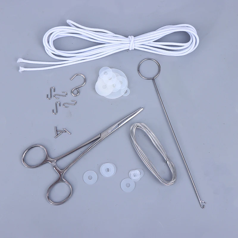 1/6 Doll Maintenance Tool Set Pliers S Hook Aluminum Wire Rubber Band DIY Accessories