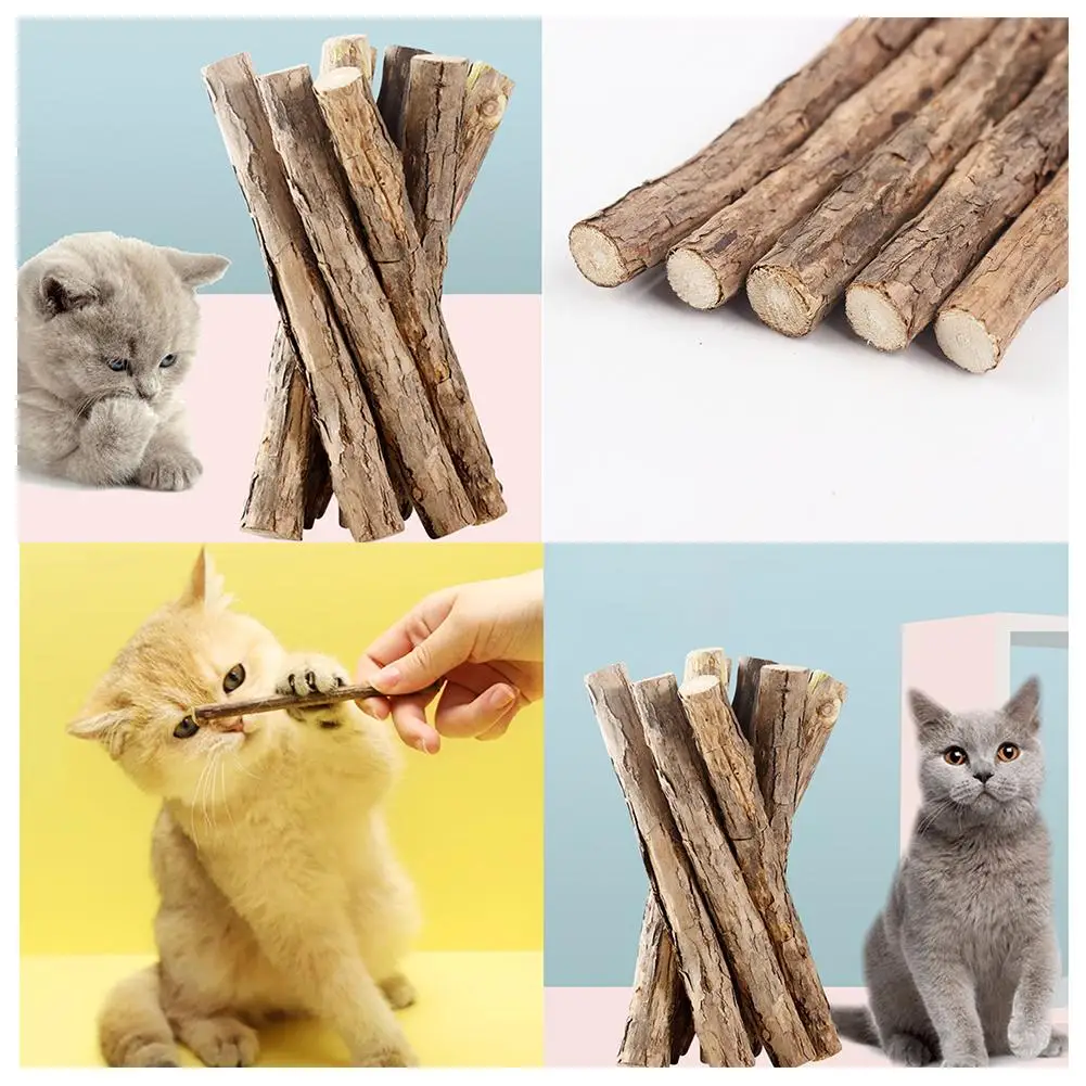 

Cat Chew Toys Pure Natural Catnip Cleaning Teeth Interesting Healthy Cat Toys Stick Cat Cat Supplies Molar Pet Snacks Stick X4S3
