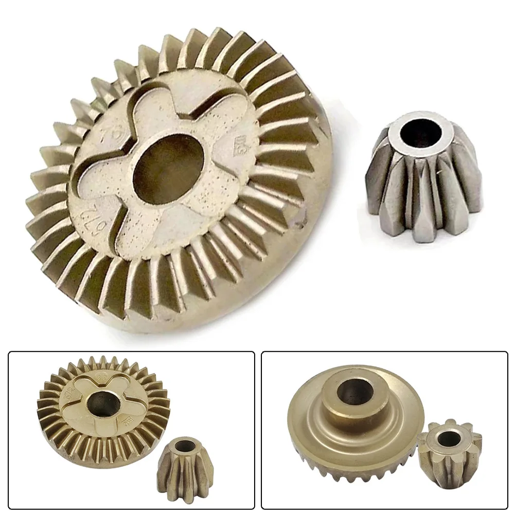 

Practical Quality Is Guaranteed Brand New Angle Grinder Gear Spiral Bevel Gear Steel Straight Teeth 11.6mm 2Pcs Set