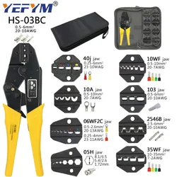 Crimping Tools HS-03BC Pliers For 2.8/4.8/6.3/Open bare/Tube/Coaxial cable/cap/Insulation Terminals Connector Electrical Clamp