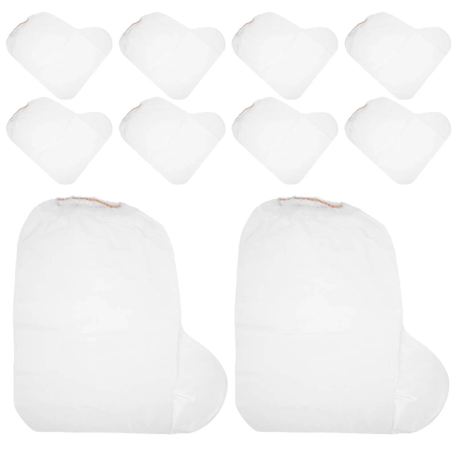 10 قطع من أغطية الأحذية الشفافة المقاومة للماء للاستعمال مرة واحدة، أغطية أحذية مقاومة للمطر للأطفال الصغار، غطاء أحذية خارجي للأولاد #5