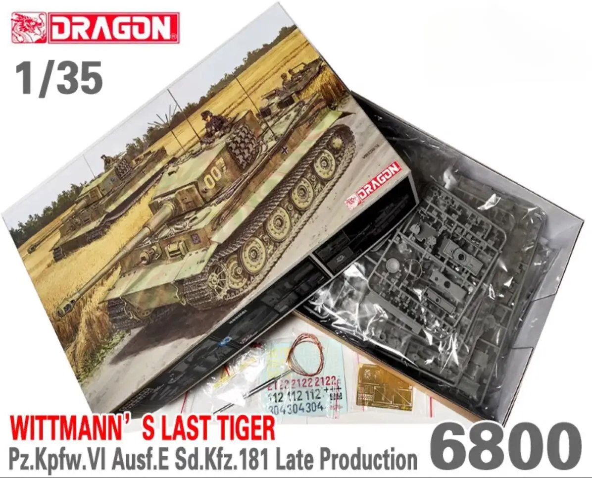 

DRAGON 1/35 6800 Pz.Kpfw.VI Ausf.E Sd.Kfz Wittmann последнее бонусное обновление Tiger 3