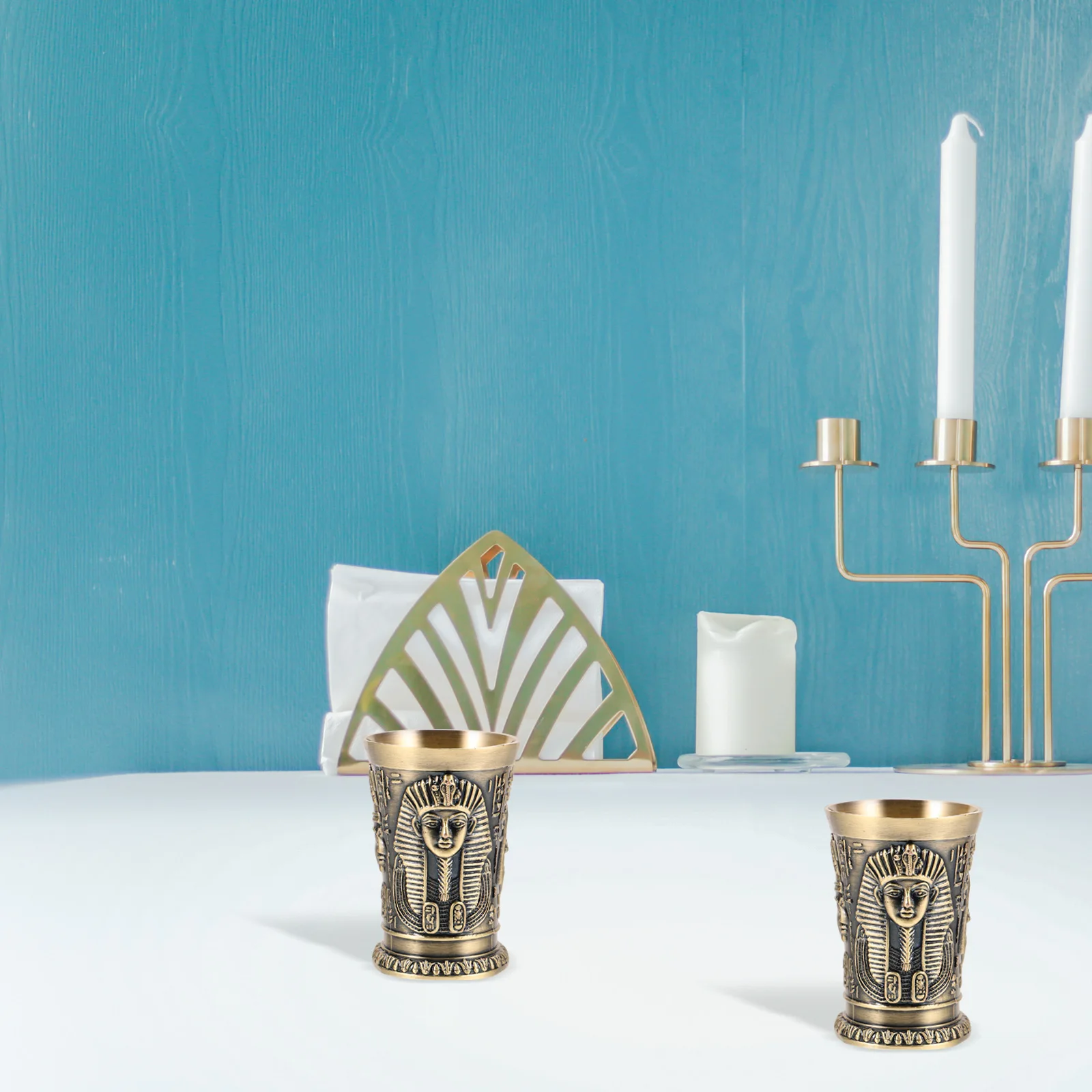 

Медная чашка для вина в винтажном стиле, изысканная декоративная металлическая чашка для ликера для коктейля, виски, чая, пива, домашнего бара, подарок на вечеринку