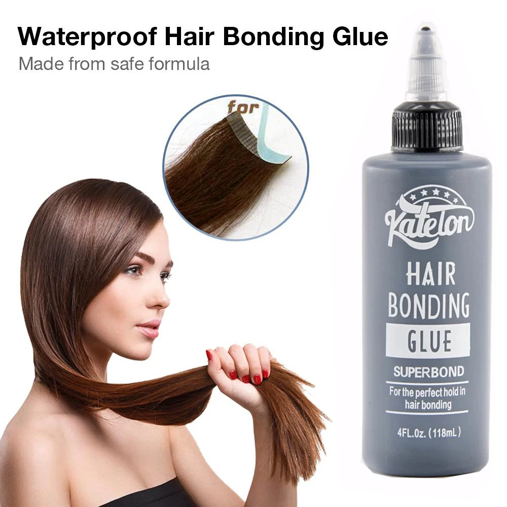 Colla per capelli professionale impermeabile colla per capelli colla Super adesiva per la tenuta perfetta nella parrucca per l\'incollaggio dei