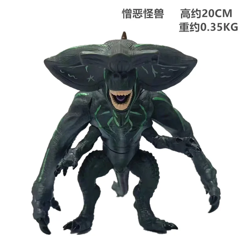 6 types Pacific Rim Figure Monsters Scunner Leathback Mega Kaiju Trespasser Knifehead Figurine Model Christmas Gift