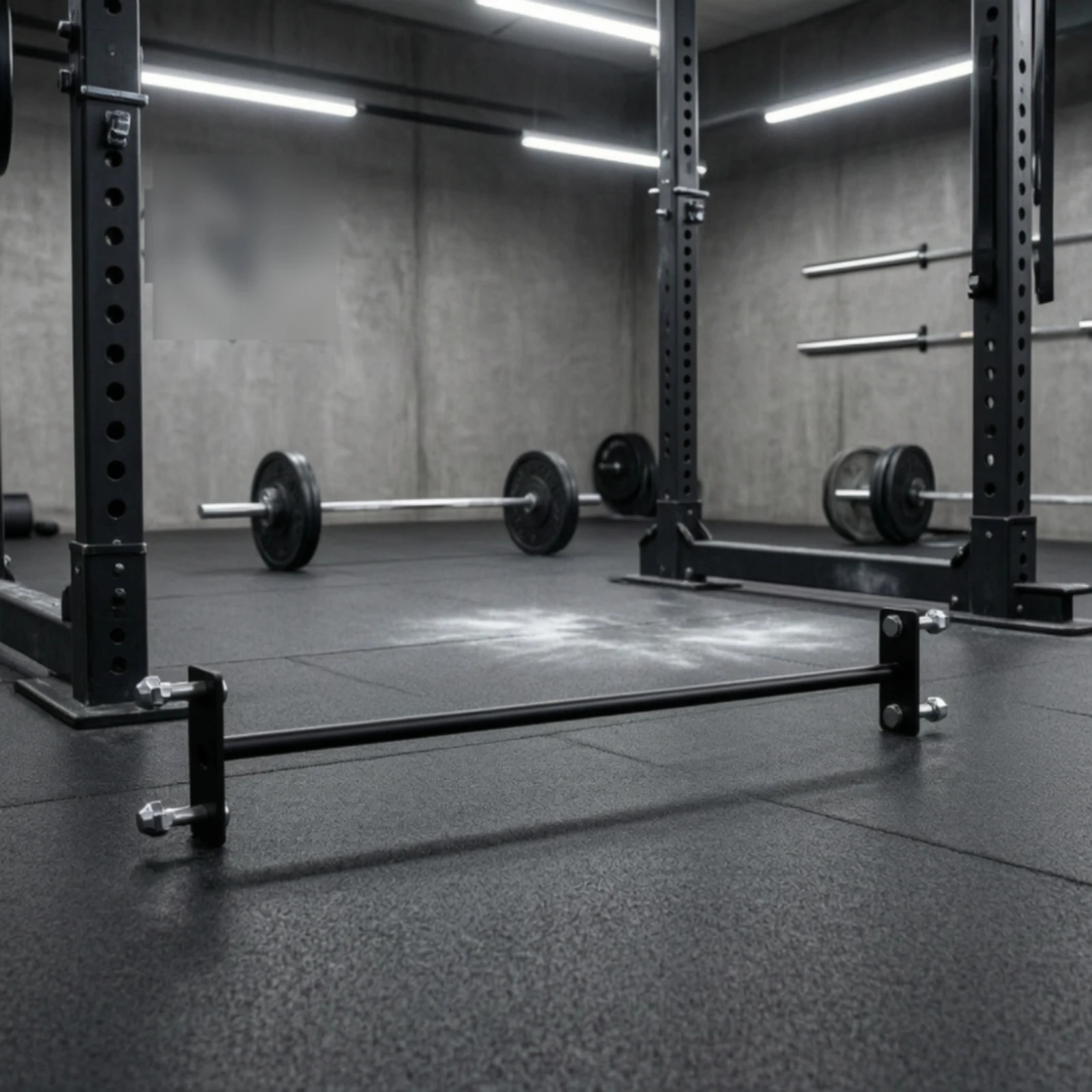 Steel Rack Connector Compact Hardware Stabilizer Robust Straight Bar Mounting Plate for Strength Training Rack