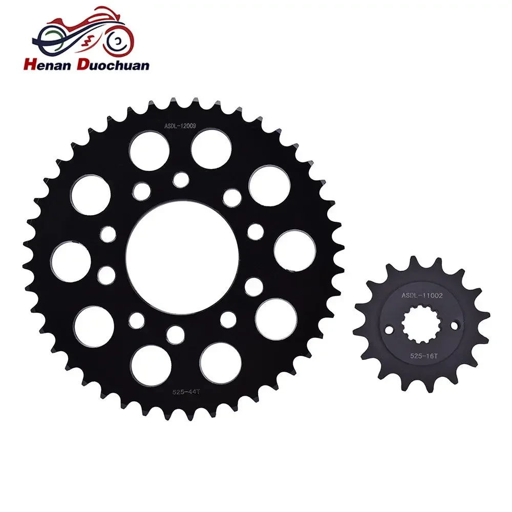 

525 16T 44T Front Rear Sprocket Gear Wheel Cam For Honda VLX400 VRX400 VLX600 VT600 1990-2007 VLX 400 VRX 400 VLX 600 VT 600