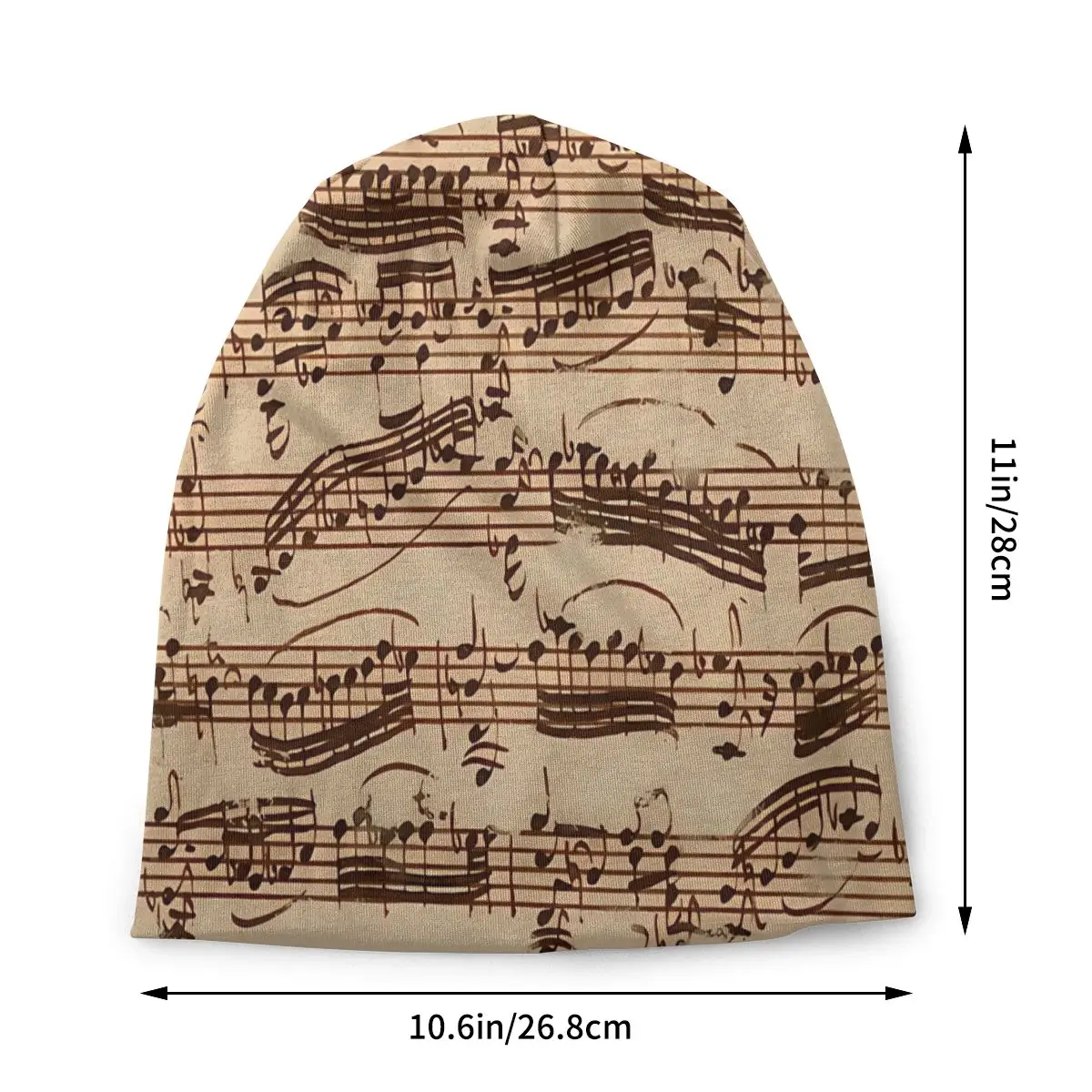 Bach Violin Sonata Bonnet Homme Outdoor Thin Skullies Beanies Buddhist God Belief Caps For Men Women Novelty Hats