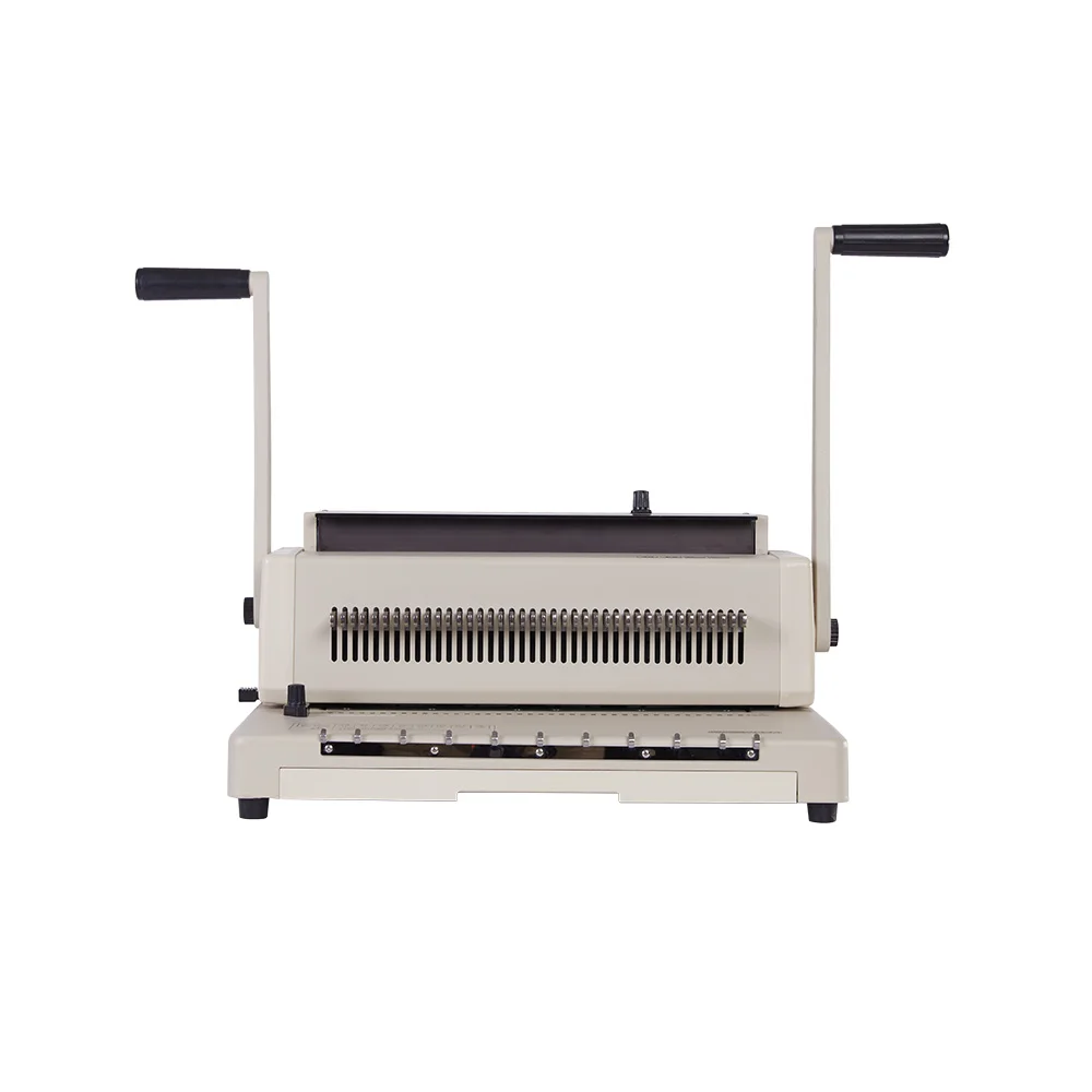 W25A(2:1) Wire Binder A3 A4 Coil Spiral A5 A6 Small Calendar Double Wire Book Binding Machine for Office