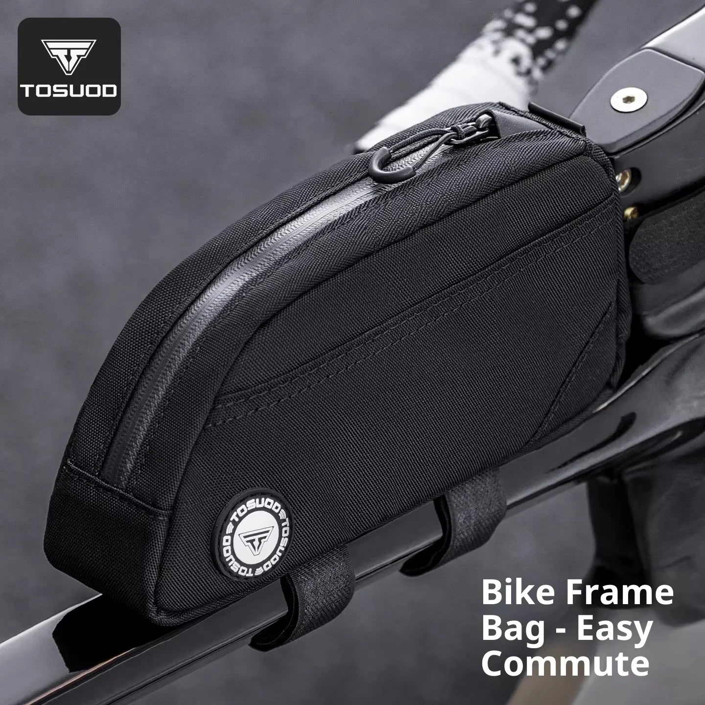 

TOSUOD Bicycle Bag Front Crossbeam&upper Tube Waterproof Portable Suspension 1L Soft Handle Road Bicycle Equipment Accessories