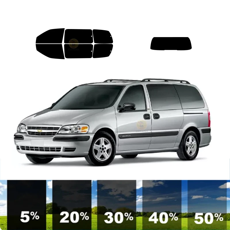 

precut Removable Window Tint Film For Car 100% UVR 5%-70%VLT Heat Insulation Carbon ﻿For CHEVROLET VENTURE MINI VAN 1997-2005