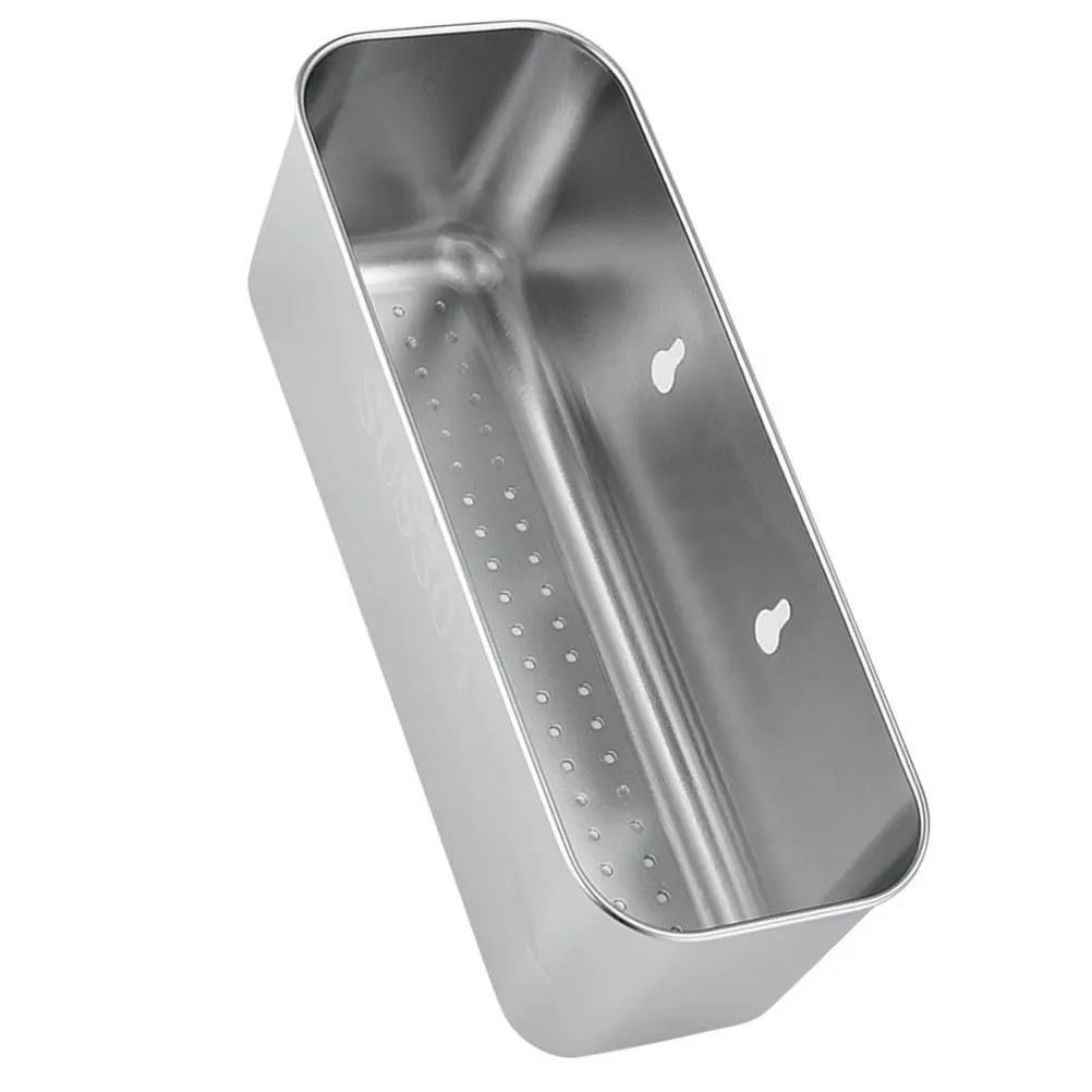 Drain Basket Kitchen Strainer For Fruits Vegetables Washing Stainless Steel Filter Sponge Storage Sink Food Catcher