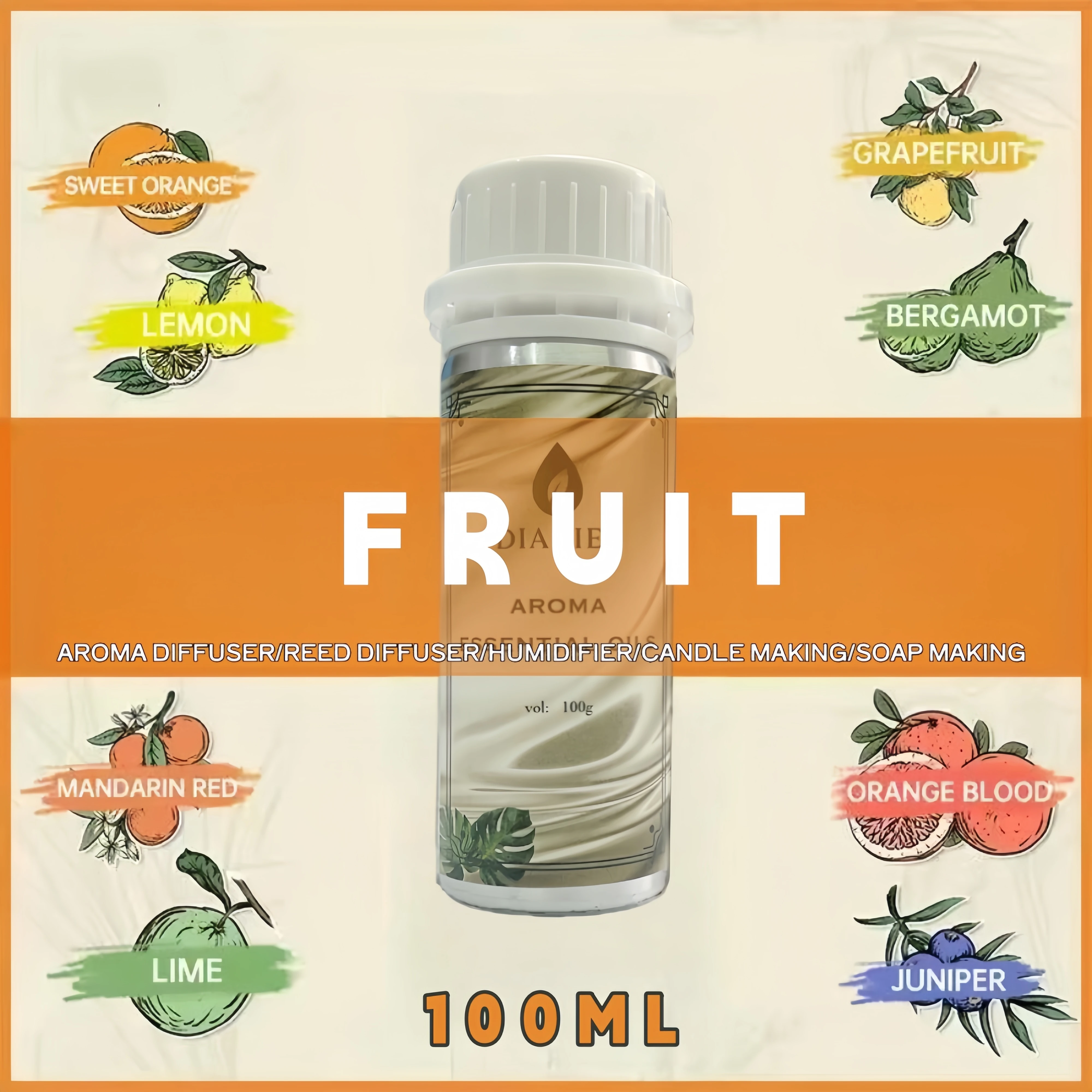 Aceites de Perfume concentrados de ocho veces, 100mL, sin aditivos, sin rellenos, sin Alcohol, aceite esencial de fragancia para tienda en casa y Hotel