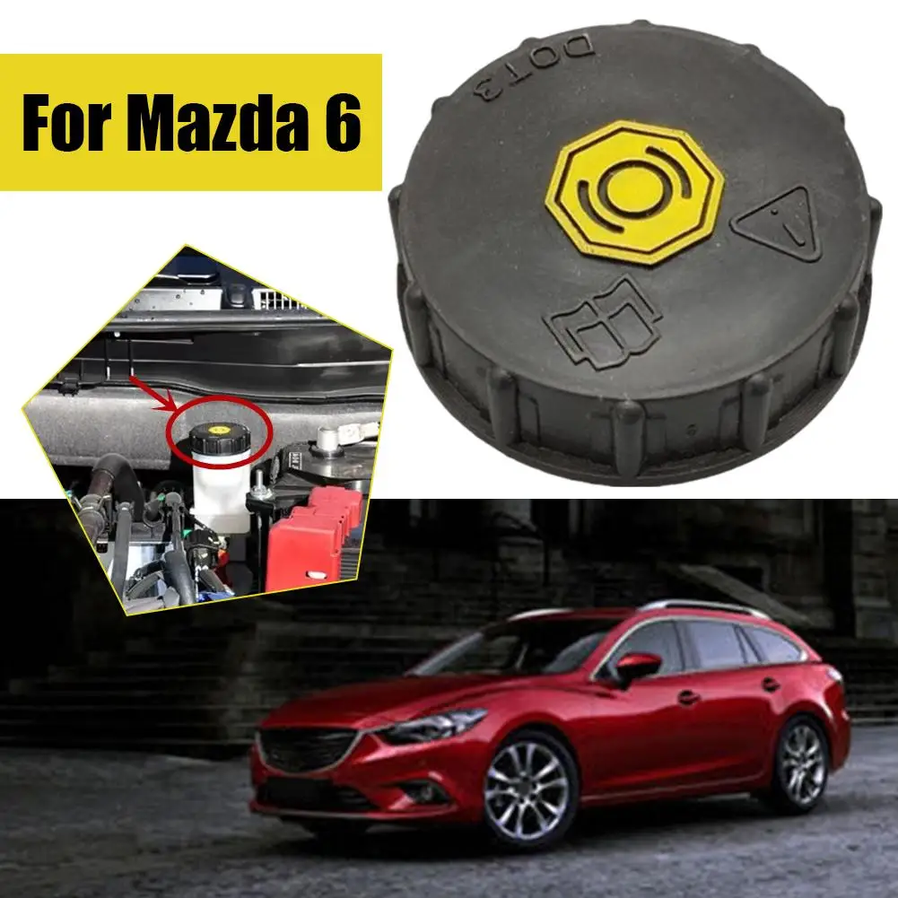 1pc For Mazda 6 GH For Mazda 2 De Car Brake Master Cylinder Oil Cap Cover OEM Number DF71-43-55Y Car Handbrake Accessories A8H3