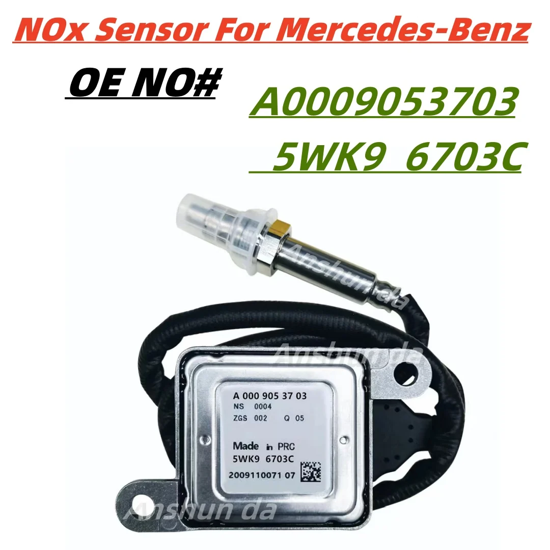 5WK96703C A0009053703 Nitrogen Oxygen Sensor NOX Sensor For Mercedes-Benz R231 SL350 SL400 M276 5WK96703C 2012-18