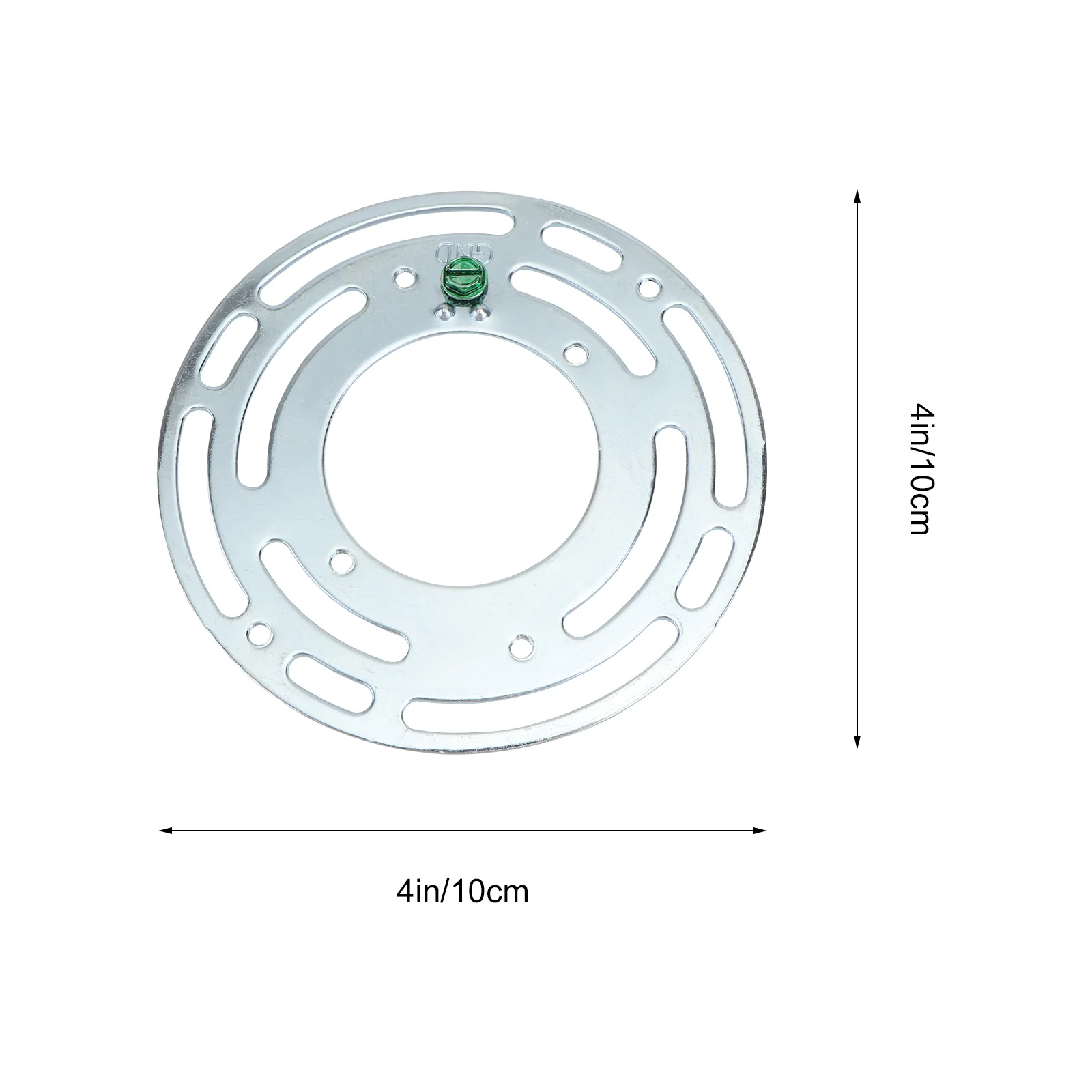 2 Sets Light Board Desk Wall Mount Plate Mounting Bracket European and American Circle Iron Crossbar for Lamp Fixture