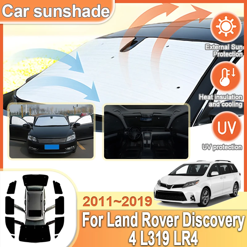 

For Toyota Sienna XL30 Accessories 2011~2019 2015 2018 Window Visor Coverage Car Sunscreen Window Sun Protector Sunshade Tools