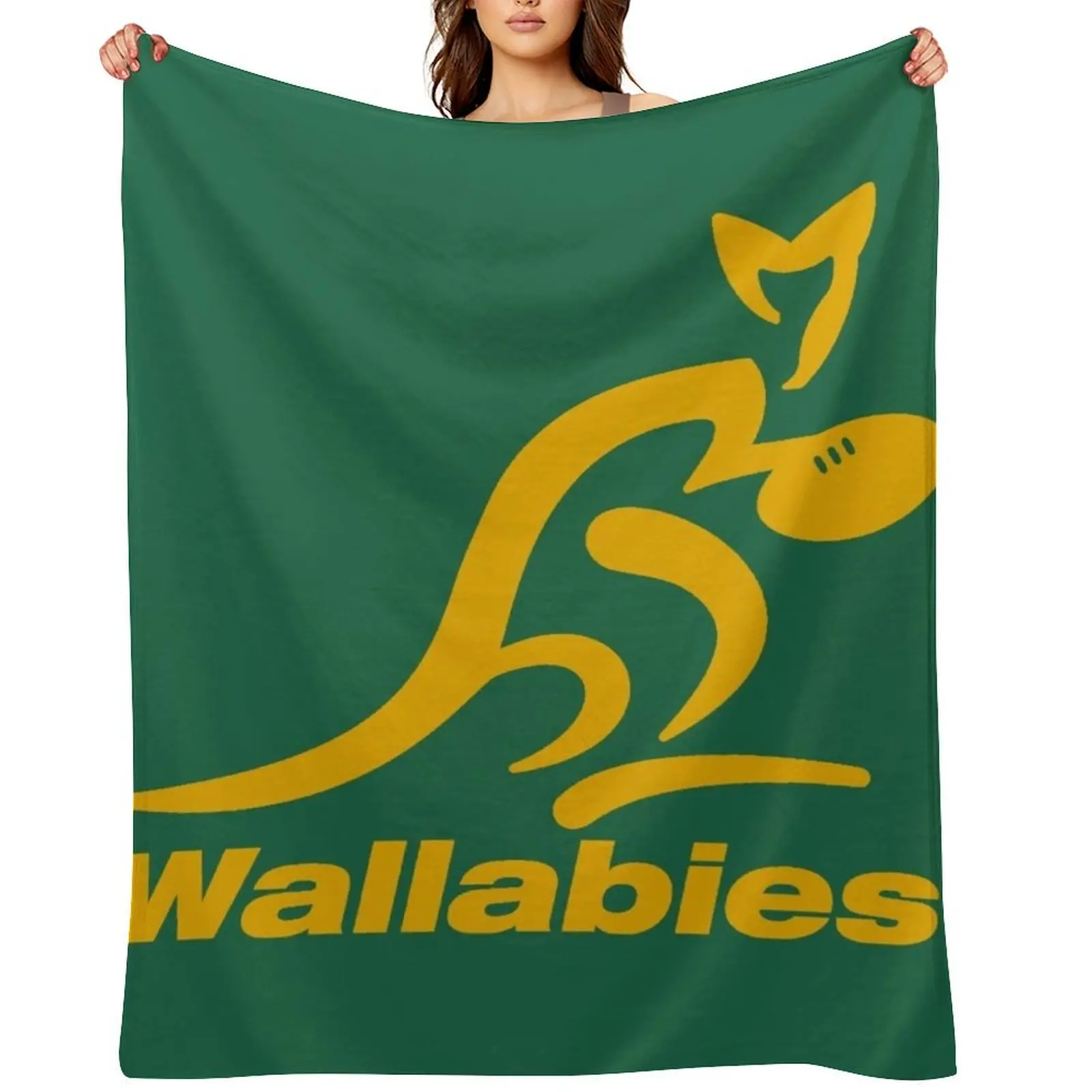 

Wallabies Throw Blanket Plaid on the sofa decorative Summer Beddings Cute Blankets