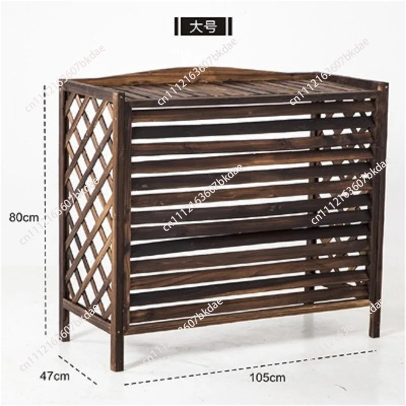 Outdoor central air conditioner, external hood, blinds, grille, vent protection cover, anti-corrosion wood decoration