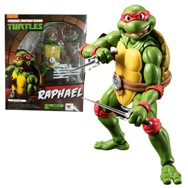 

Аниме Подростковая мутантная Черепаха ниндзя фигурки манга TMNT Леонардо Рафаэль SHF экшн-Фигурки игрушки ПВХ Коллекционная модель кукла подарок для детей