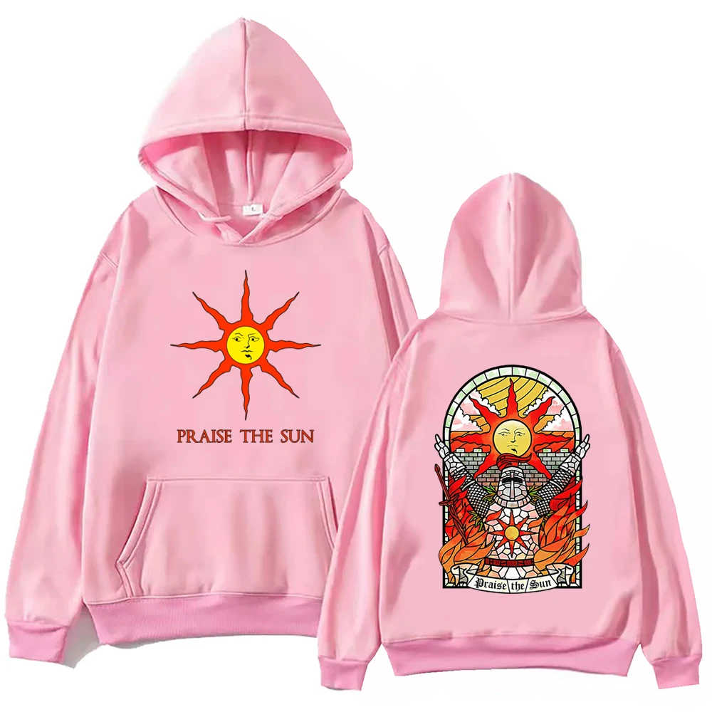 Dark Souls Praise The Sun Hoodie Harajuku Hip Hop Pullover Tops Sweatshirt Fans Gift