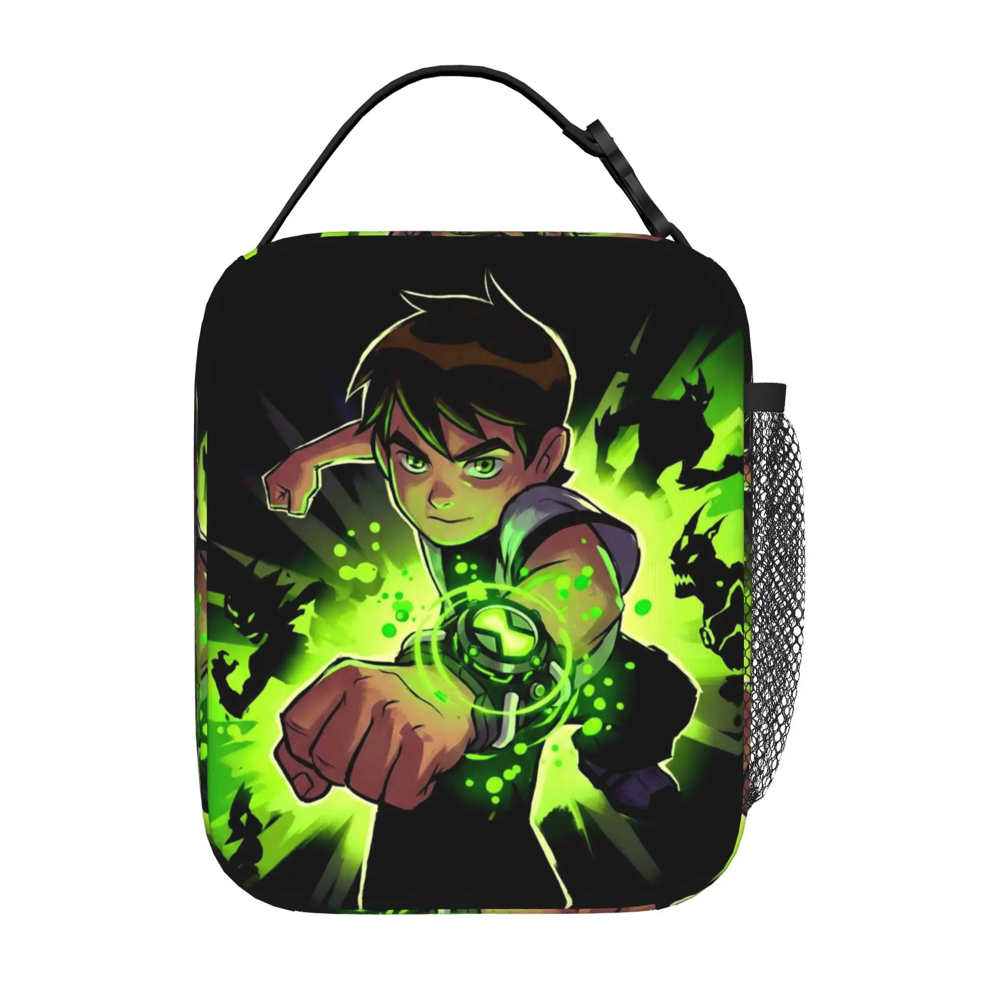 Back to school season  Portable Food Pouch Ben Tennyson Omnitrix Hero Art Fashion Cool Daily Lightweight Lunch Bag