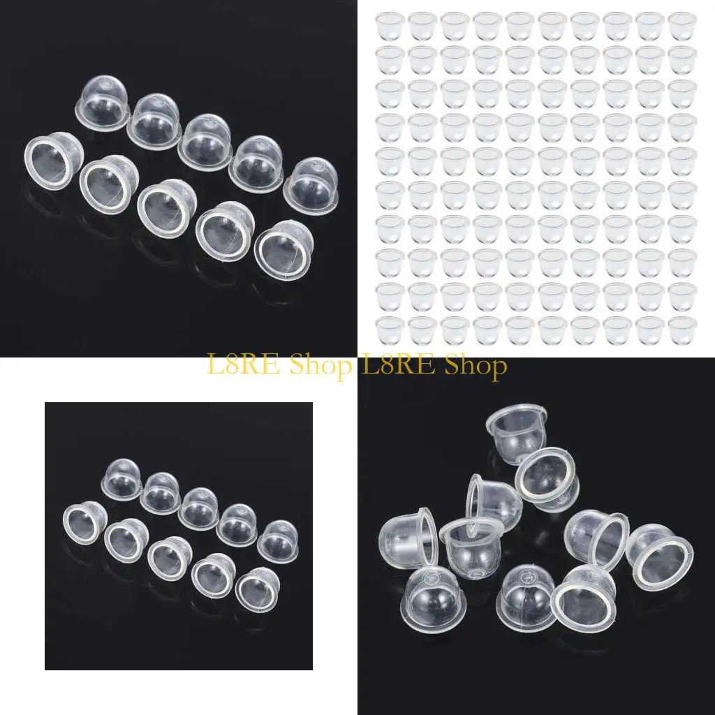 L8RE 10/100pcs прозрачные топливы насосы насосы карбюратор масла пузырька лампочки лампочки лампочки