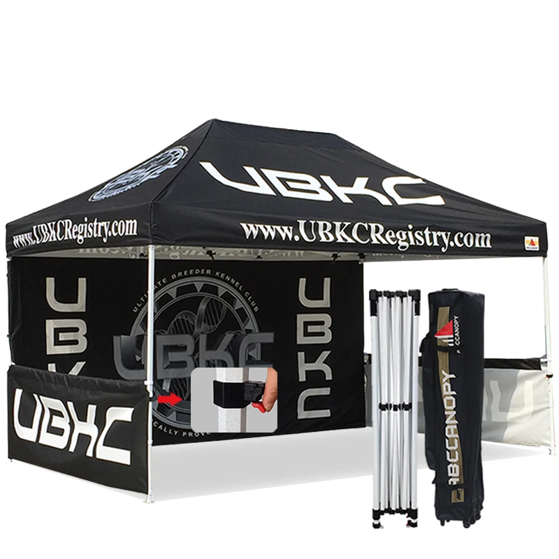 Custom 10x10 Ft. 3x3 M Event Marketing Tent Setup Mobile Merchandise Tent 3x3m 3x4.5m 3x6m