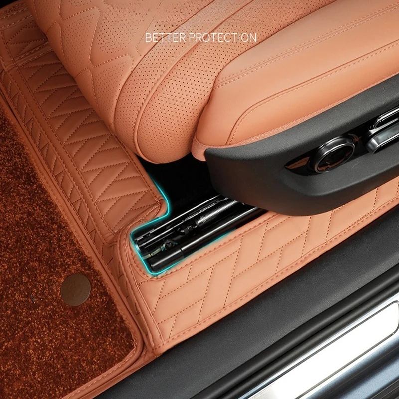 For BYD Sea Lion 07 EV 2024 2025 Fully Coverage Custom Floor Mat Car Interior Double-layer Carpet Protective Floor Mat Liners