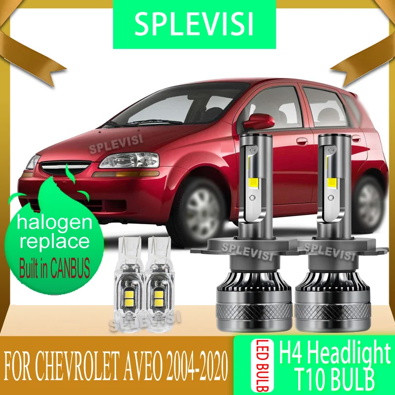

LED Headlights 500% Brighter With Built-in Canbus Error Free CSP For Chevrolet Aveo 2004 2005 2006 2007 2008 2009 2010 2011-2020