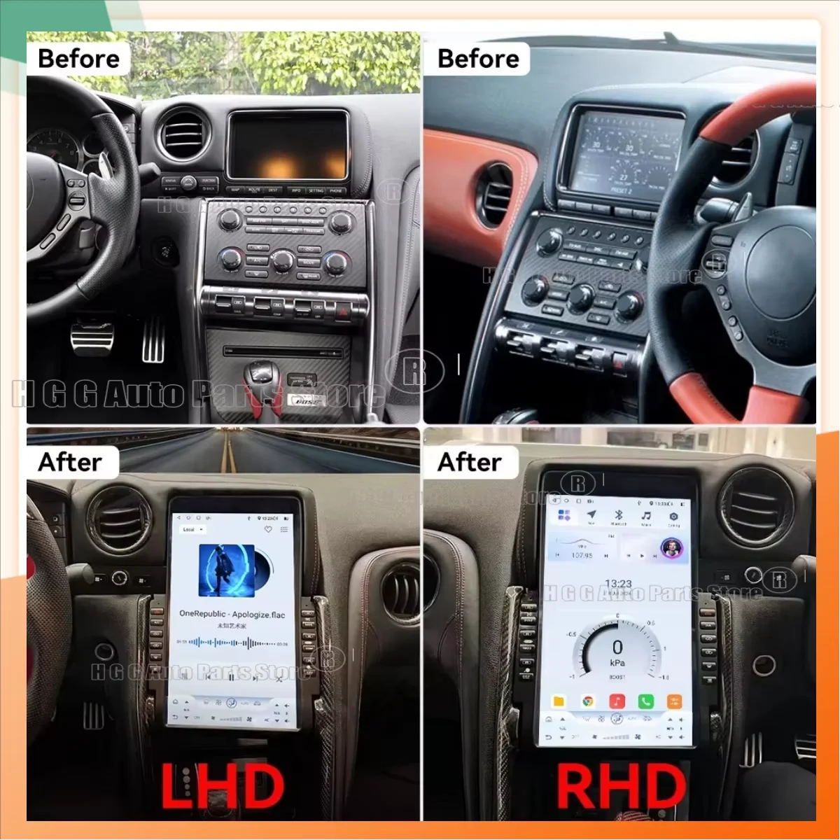 Qualcomm 665 For Nissan GT-R GTR R35 2008-2015 13.6