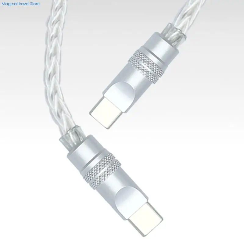 N2UB Type C Cable with Eight Cored Silver Plated Monocrystalline Copper Cord for Quick Charging and Stable Connection