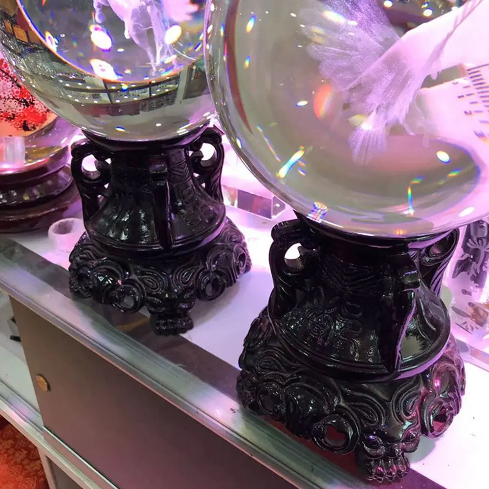 العقيق الأحجار التصوير الدعائم سطح المكتب كريستال الكرة قاعدة كريستال الكرة عرض موقف ديكور المنزل الزجاج المجال حامل