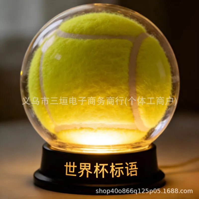 Resin Soccer Night Lamp 2026 Worldwide Ball Games LED Home Table Decor Party For Kids Teens Soccer Fans Birthday Gift