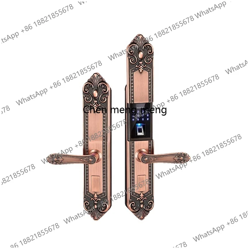 

Factory Supplier Door Electric Locks Security Fingerprint Password European Style Smart Card Door Lock