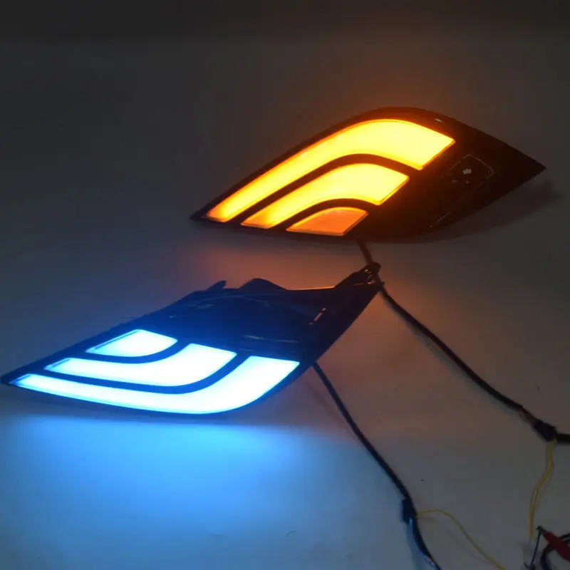 

SAAR подходит для 18 светодиодных дневных ходовых огней Toyota Camry, модификация противотуманных фар