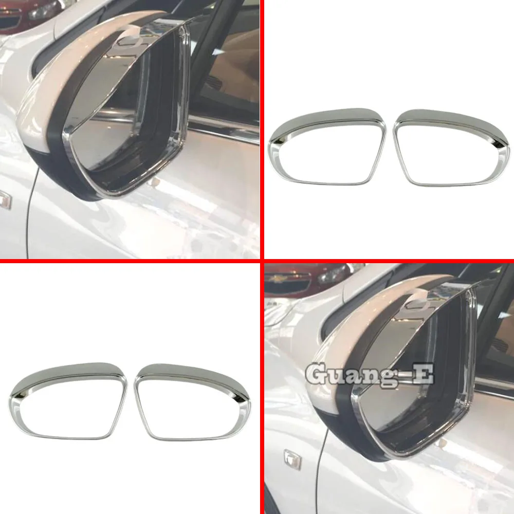 

For Chevrolet Cruze Sedan 2017 2018 2019 2020 2021 Car Eyebrow Rear Rearview Side Glass Mirror Trim Frame Rain Sun Visor Shade