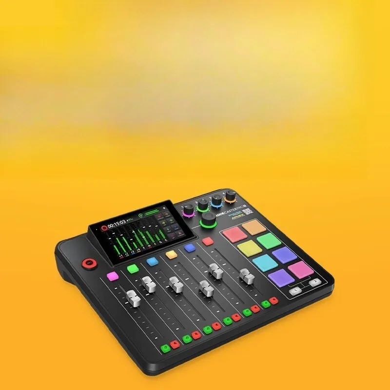 Professional mixer multi-channel external sound card live streaming host Karaoke recording