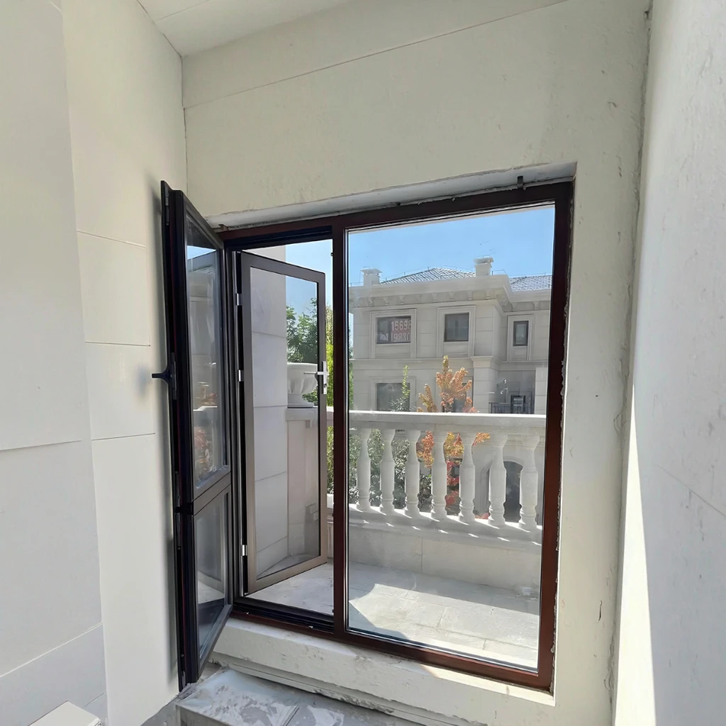 

Windows Doors Aluminum Profile Customizable Shape And Glass Double Glazed Casement Windows