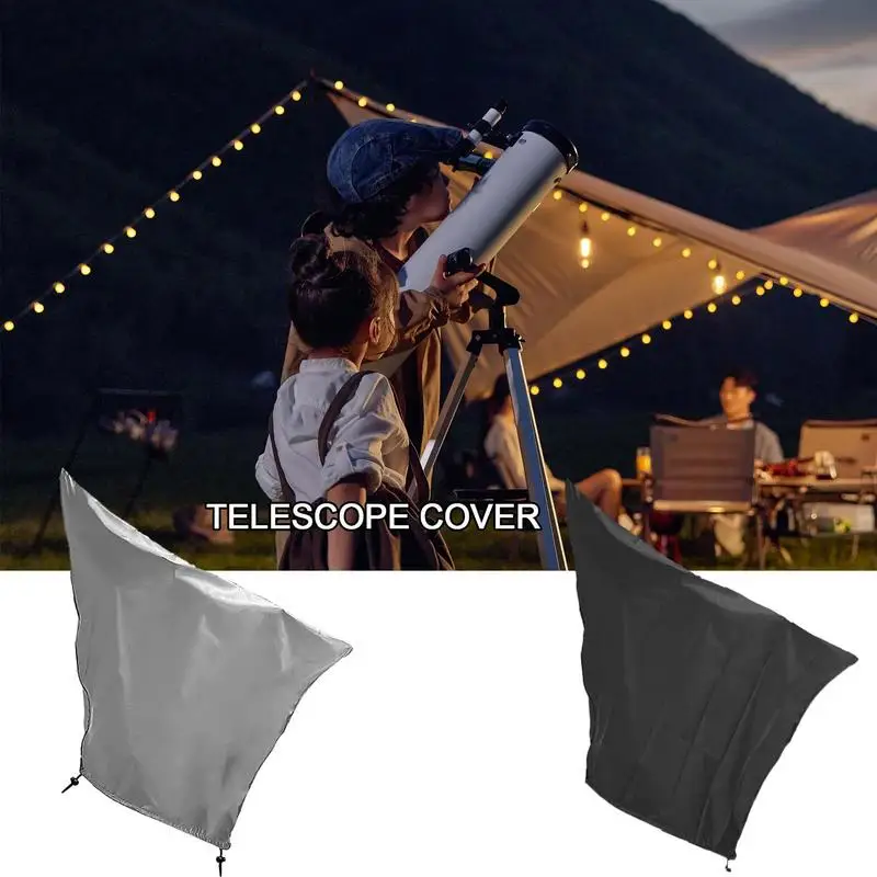 Astronomical Telescope Cover Dust Cover Sun Protection For Telescope Dustproof Patio Scope Cover With Drawstring For Anti-Dew