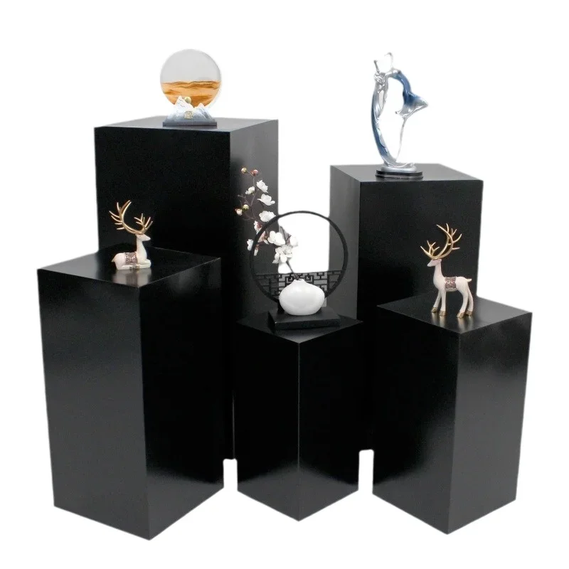 

Wedding props wrought iron square column dessert table, wedding stage road guide welcome area window party