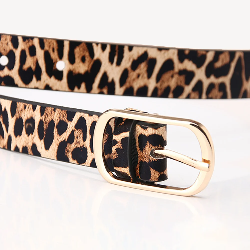 Belts for jeaans Women All-Match Dress Birthday Gift Fashionable Leopard Sashes