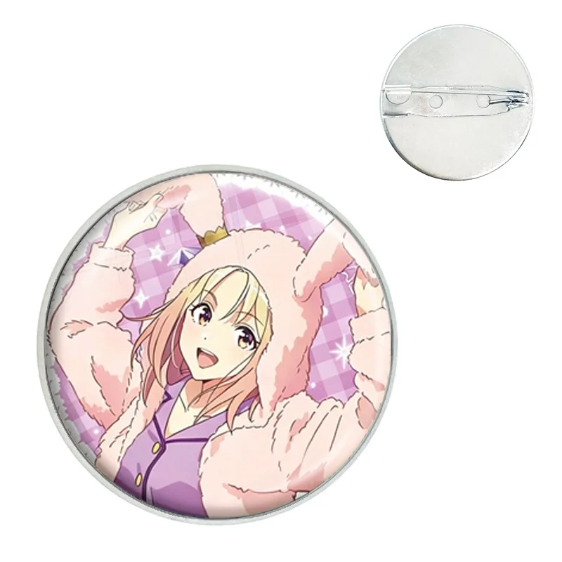 Special Week Silence Suzuka Tokai Teio Vodka Pin Anime Cartoon Glass Dome Brooches Shirt Lapel Bag Cute Badge Cartoon Pins