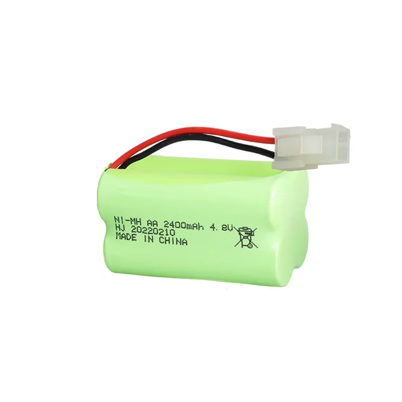 Batteria Ni-MH 4.8v 2400mah per giocattoli Rc Auto Serbatoi Robot Barche Pistole 4 * Batteria ricaricabile AA 4.8v