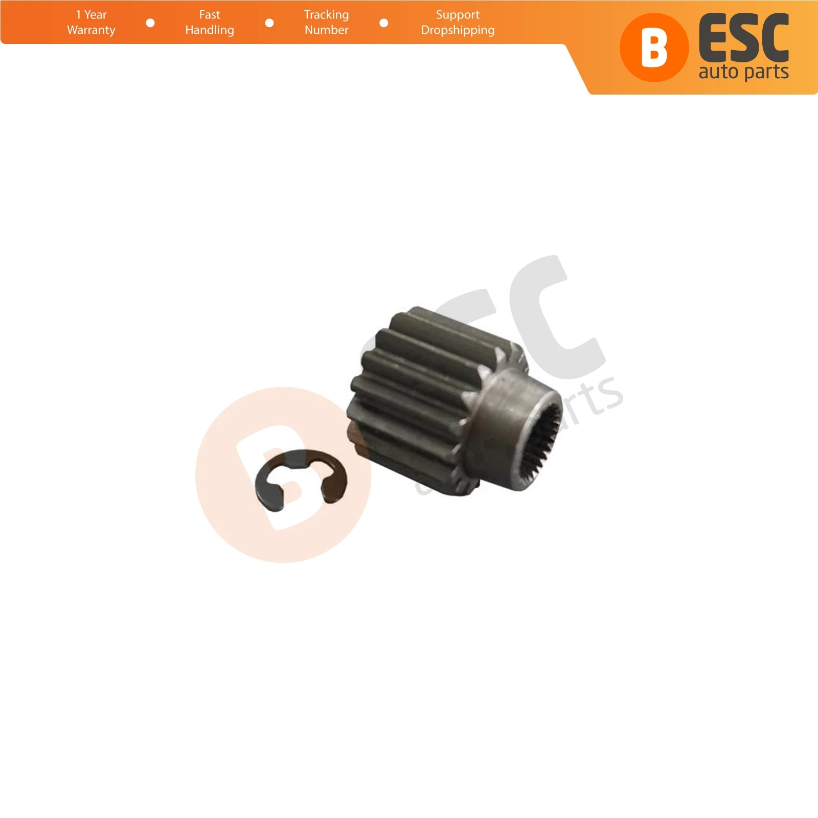 ESC Auto Parts EGE583 Convertible Top Roof Cover Motor Repair Gear 67618360002  For BMW 3 Series E30 E36 E46 1992-1999