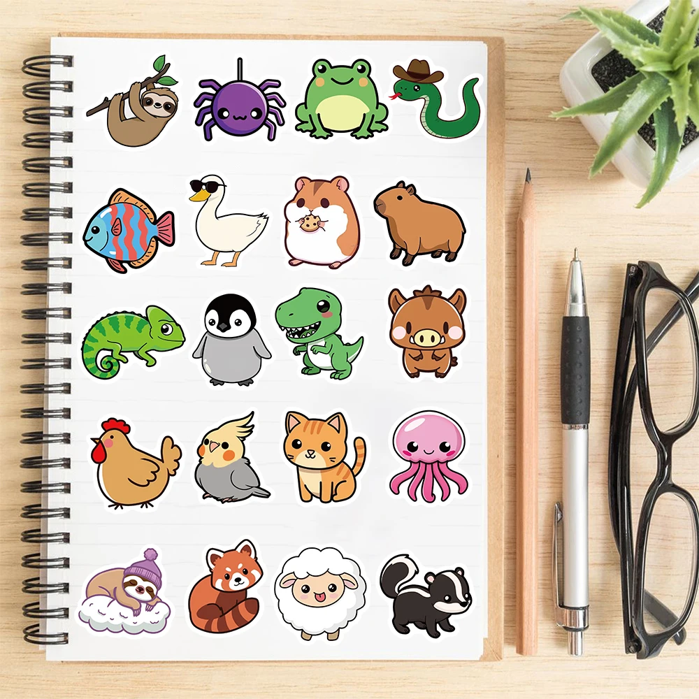 100/200PCS Tier 2 Aufkleber Notebook Retro Cartoon Gitarre Laptop Koffer Gepäck Notebook Mehr Wasserdicht Landschaft Aufkleber ﻿ – Detail 4