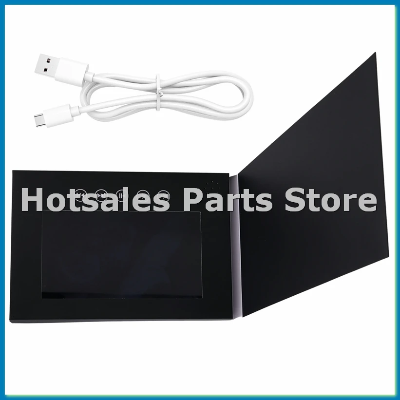 

7 Inches Hard Cover Video Brochure with IPS Screen 256mb Memory 5 Buttons-A79M