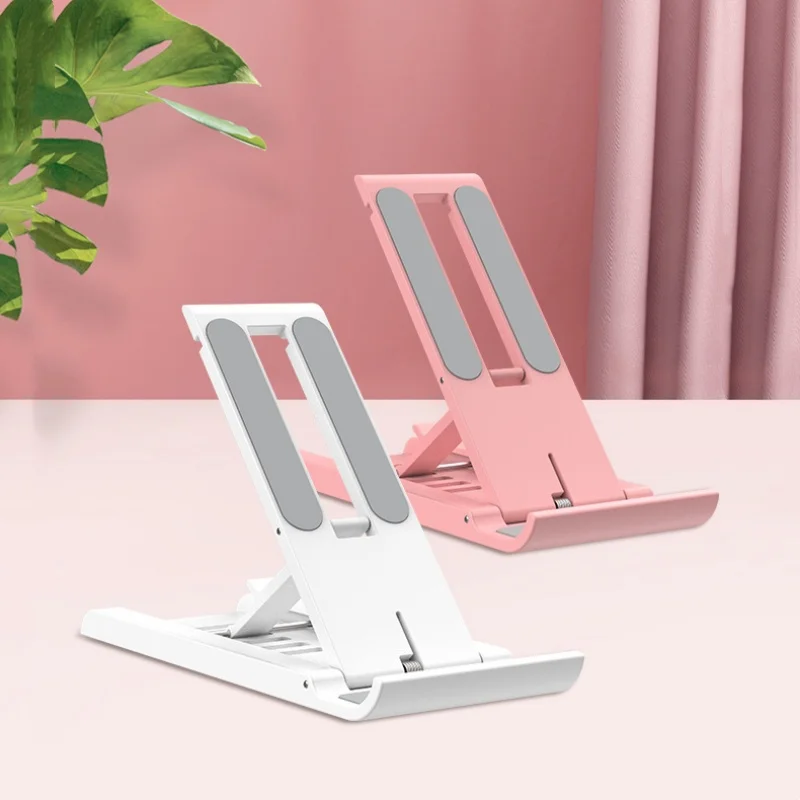 Desktop Phone Stand Foldable Lazy Stand To Watch Tiktok Live Is Suitable For Huawei Samsung Mobile Tablet Desktop Stand